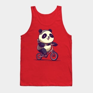 Penguin ride bicycle Tank Top